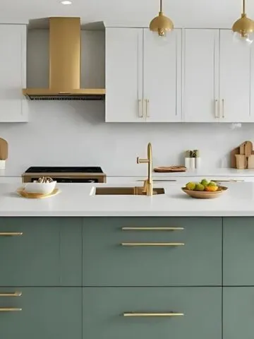 Two-Toned Kitchen Cabinets